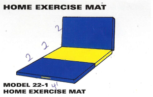 Tapis d'exercice pliable
