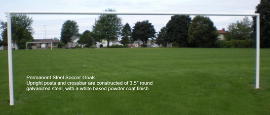 Permanent Steel Soccer Goal
