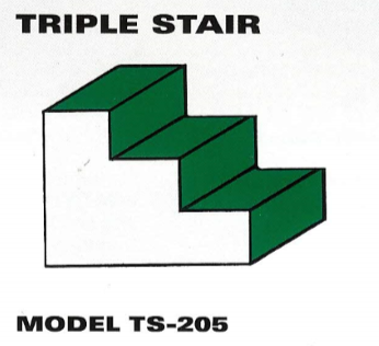 Escalier triple